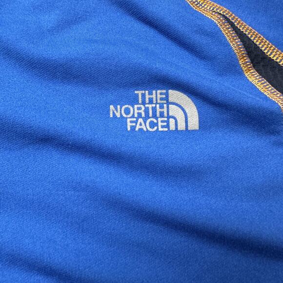 The North Face Pullover Mens XL Blue VaporWick Quarter Zip Long Sleeve Athletic - Picture 5 of 11